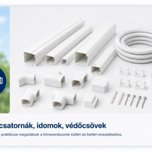 04. Dekorcsatornák, idomok, védőcsövek