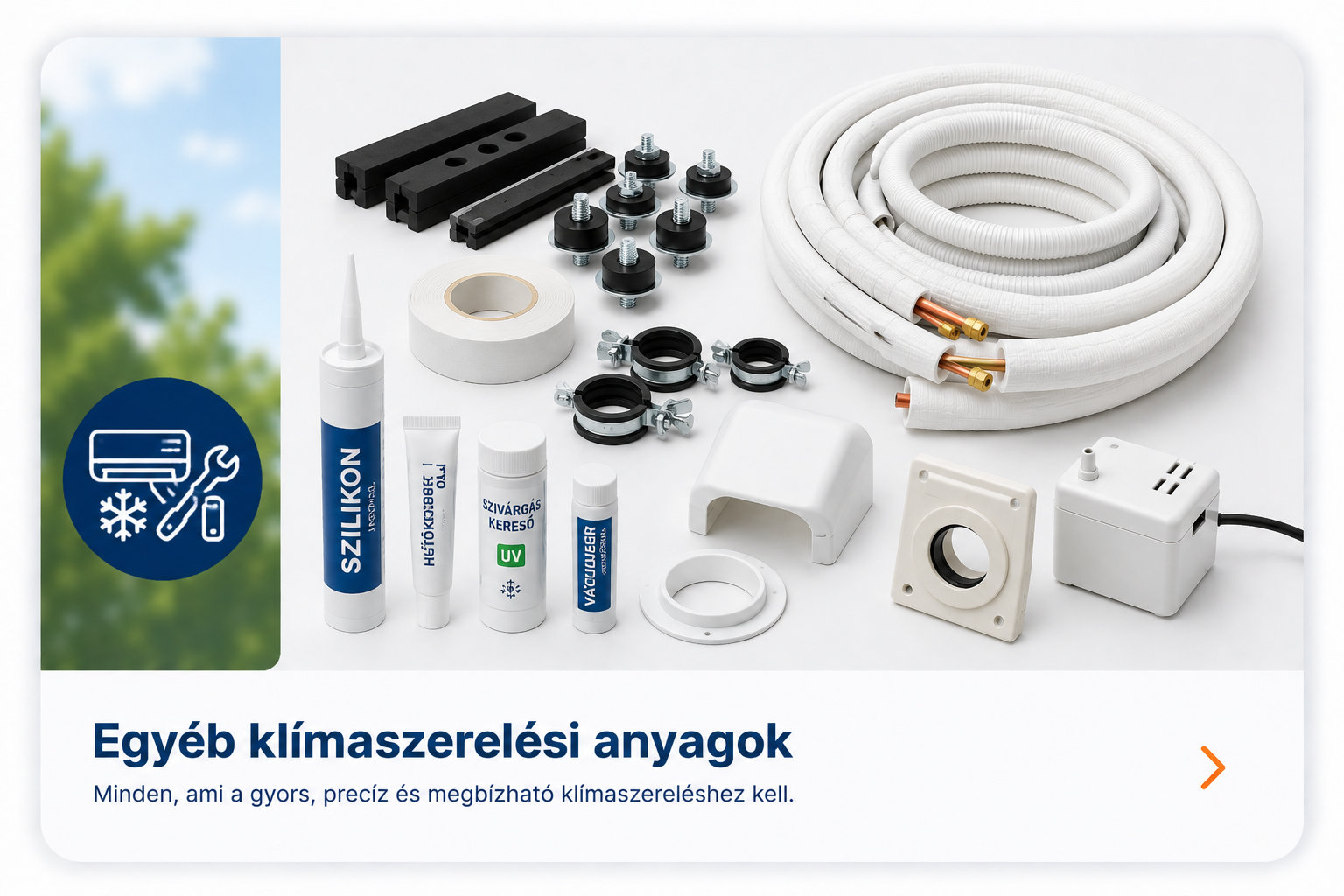 Klíma tartozékok
